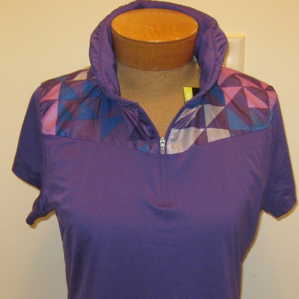 NEW NIKE Golf Standard Fit Womens Hooded Shirt Top